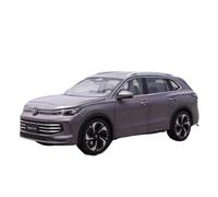 1:18 para VW Tiguan L Pro SUV Modelo De Coche De Aleación Diecasts Vehículos De Metal Colección Souvenir Miniaturas De Automoción(Gray)