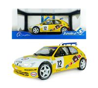 1:18 Peugeot 306 Maxi Yellow #12 J.P. VANDEWAUVER/J.M. VANDERSCHUREN Rally du CONDROZ 1997