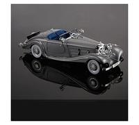 1 18 Simulación Aleación Fundida Presión Retro Clásico Modelo Coche Convertible Colección Decoración Coches Deportivos(Titanium)