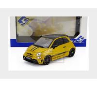 Fiat Nuova 500 Abarth 595 2022 Amarillo Met Negro 1:18 SOLIDO SL1811306
