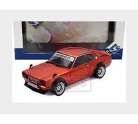 Solido Nissan Skyline C10 Hakosuka Works 1970 - Coche Modelo Diecast clásico JDM con diseño de Cuerpo Ancho, carrocería Detallada y Llantas de Carreras, Naranja metálico, 1:18