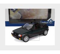 Solido Modelo 1:18 Peugeot 205 CTI Roland-Garros Cabrio Verde metalizado, edición limitada