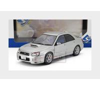2003 Subaru Impreza WRX STI Efecto Plateado Premium 1:18 Solido S1812303