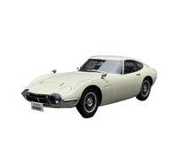 1:18 Toyota 2000GT 1967 Dorado Modelo De Auto Estático Completamente Abierto Exhibición De Hobby De Coleccionista Miniatura De Colección(White)