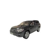 1:18 Toyota Highlander 2009 Modelo Coche estático aleación Highland Serie decoración para el hogar