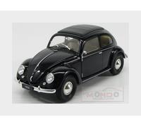 1:18 WELLY Volkswagen Beetle Classic Closed Roof 1950 Black WE18040BK