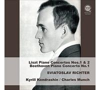 リスト : ピアノ協奏曲第1&2番、ベートーヴェン : ピアノ協奏曲第1番 / スヴャトスラフ・リヒテル (Liszt : Piano Concerto No.1 & 2, Beethoven: Piano Concerto No.1 / Sviatoslav Richter) [CD] [国内プレス] [日本語帯・解説付き]