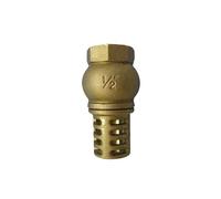 1/2 "3/4" 1 "1-1/4" 1-1/2 "BSP hilo femenino válvula de retención de latón filtro colador válvula de pie válvula inferior(1")
