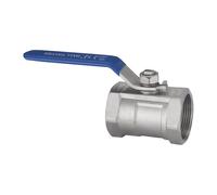 1/2" 3/4" 1" 1-1/4" 2" HIgh Temperature 2 Way 1 Piece Low Pressure Ball Valve SS304 316 For Water Oil Steam(1/2",SS316)