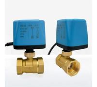 1/2" 3/4" 1" 2" Normally Closed/Open Electric Ball Valve 2-Wire Brass Motorized Ball Valve for Water/Oil/Liquid 220V 12V 24V(DN50,24VDC_CR704)