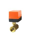 1/2" 3/4" 1" Brass 2-way Motorized Ball Valve DN15/DN20/DN25 Three-Wire Two-control Electric Solenoid Valve 220V AC 12V DC(1",12VDC_3 WIRE - 2 POINT)