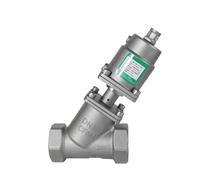1/2" 3/4" 1" Pneumatic Angle Seat Valve Stainless Steel Female Thread DN15 DN20 DN25 High Temperature Steam Quick Shut-Off Valve(1-1/2",A TYPE_SINGLE ACTING)