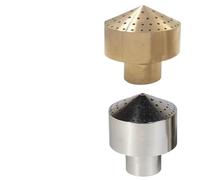 1/2" 3/4" 1" rociador de aspersor con boquilla de fuente de acero inoxidable de latón(1.5 (Brass))