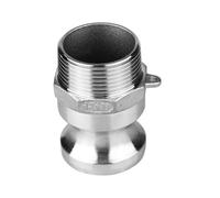 1/2 "3/4" 2 "-4" rosca BSP 304 de acero inoxidable adaptador de accesorio de bloqueo de leva hecho a sí mismo conector de bomba de manguera de púas desconexión rápida(F Type,SUS 304_1")