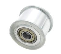 1/2/3/4/5/10 Uds 25 dientes 3M polea tensora diámetro interior 7mm 8mm 9mm con rodamiento for ancho 10/15mm regulador síncrono HTD3M polea 25T 25 dientes(Bore 7mm No teeth,1pc 15mm)
