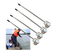1 2 3 4 6 Juego de varilla/palo telescópico for muestreo de agua, sistema de muestreo de agua con péndulo y vasos graduados for ríos e instalaciones industriale(4pcs,500ML 1.49-7m(4.9-23'))