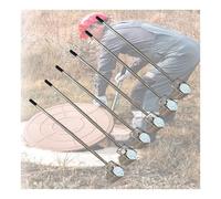 1/2/3/4/6 juegos de cucharón telescópico para muestreo de agua, vaso de precipitados pendular 500/1000 ml, cucharón graduado con varilla/palo para muestreo agua(6pcs,1000ML 0.61-1.5m(2-5'))