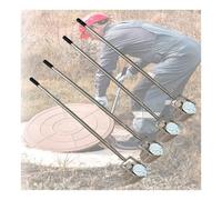 1/2/3/4/6 juegos de cucharón telescópico para muestreo de agua, vaso de precipitados pendular 500/1000 ml, cucharón graduado con varilla/palo para muestreo agua(4pcs,1000ML 1.23-5m(4-16.4'))