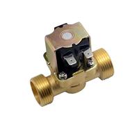1/2" 3/4" Male Thread Electric Solenoid Valve Normally Closed DC 12V 24V AC 220V Water Control Valve Controller Switch Brass(3/4",DC 24V)