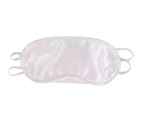 1/2/3/4 máscaras de seda para ojos, sombra de ojos, sombra suave, para viajes, parche natural para dormir, para mujeres y hombres (blanco, 1 unidad)