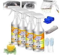 1/2/3/4 piezas de limpiador de espuma de cocina, potente limpiador de manchas de aceite de cocina, limpiador de burbujas de cocina, spray limpiador de cocina, limpiador de ollas y sartenes multiusos
