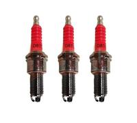 1/2/3/4 unidades Bujía Super D8TC de 3 electrodos for motocicleta 125cc D8TJC for DR8EA D8EA DR8EIX DPR8EA-9 DPR8EIX-9 IX24 X24ESR-U HG22 accessories(3 PCS)
