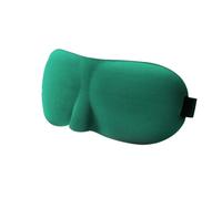 1/2/3/4 unids máscara de ojos para dormir 3D preformada taza vendada cóncava moldeada noche máscaras faciales bloqueo luz con mujeres hombres eyepatch (verde, 1 unid)