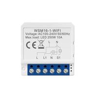1/2/3/4-way interruptor de luz control bidireccional mini disyuntor inteligente(1 Gang)