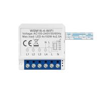 1/2/3/4-way interruptor de luz control bidireccional mini disyuntor inteligente(4 Gang)