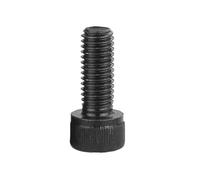 1/2/3/5/10 Uds M4 M5 M6 M8 Tornillos Allen De Acero Grado Negro 12,9 Perno Cabeza Hexagonal Completamente Roscado(M6-5pcs,16mm)