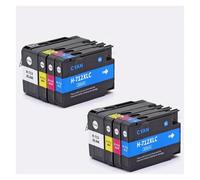 1/2/3/5 Juego de Cartuchos de Tinta 712XL, compatibles con HP | Impresora de inyección de tinta T210 T230 T250 T650, 3ED71A 3ED67A(2 set)