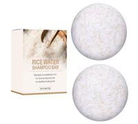 1/2/3/5 pcs Rice Water Shampoo Bar for Hair Growth,Rice Shampoo Bar, Rice Shampoo Soap for Hair Growth, Rice Water Shampoo and Conditioner Bar,Dry Damaged Hair Repair Soap (2pcs,60g)