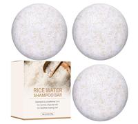 1/2/3/5 pcs Rice Water Shampoo Bar for Hair Growth,Rice Shampoo Bar, Rice Shampoo Soap for Hair Growth, Rice Water Shampoo and Conditioner Bar,Dry Damaged Hair Repair Soap (3pcs,60g)