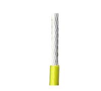 1/2/3/5m Amarillo Sq 0,06~10mm Cables De Cobre Chapados En Plata Aislamiento Audio Altavoz Auriculares PTFE Cable Eléctrico(0.75mm,2m)
