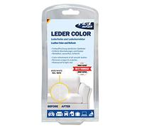 1-2-3 REPAIR Tinte para Cuero Blanco - Pintura Cuero Blanco y Pintura para Polipiel Coche, Repara Arañazos y Desgaste, Asientos, Sofá y Volante, Tinte Reparador Cuero