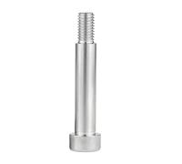 1/2/3 Uds 304 Tornillos De Cabeza Hexagonal Acero Inoxidable Cilíndrica Rodamiento Rodillos Pernos Hombro M3 M4 M5 M6 M8 M10(D6.5xM5-2pcs,12mm)