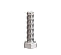 1/2/3 Uds M4 M5 M6 M8 M10 M12 Rosca Izquierda 304 Acero Inoxidable A2-70 Tornillos De Cabeza Hexagonal Externo Diente Inverso Pernos Hexagonales Exteriores(16mm,M8-1pcs)