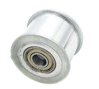 1/2/3 Uds. Pulgadas 24 dientes MXL polea síncrona tensor rueda diámetro 3/4/5/6mm con rodamiento for ancho 6/10mm guía polea reguladora 24 dientes 24T(Bore 4mm No teeth,1pc Width 10mm)