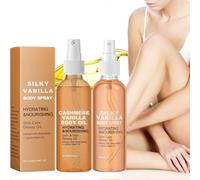 1/2/3pcs Body Oil Cashmere Vainilla, Vanilla Cashmere Body Oil, Vanilla Cashmere Loción, Vainilla, Soft Skin, Deeply Nourishes the Skin (2)