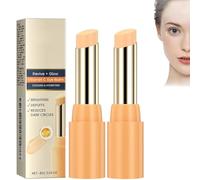 1/2/3Pcs Eye Balm, Eye Cream, Hydrating Eye Cream, Vitamin C Eye Balm, Glow Eye Balm Stick, Under Eye Brightener Balm Stick, Improve Dark Circles, Brightens Skin Tone 4g (2Pcs)