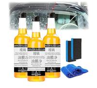 1/2/3PCS Oil Film Remover for Glass,Car Mounted Glass Oil Film Remover,Car Windshield Cleaner,Car Glass Oil Film Cleaner,Invisible Glass Cleaner Spray,Glass Stripper From Invisible Glass. (3 PCS)