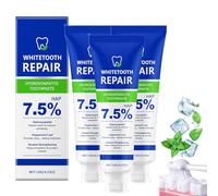 1/2/3PCS Pasta de dientes de hidroxiapatita, pasta de dientes de hidroxiapatita, pasta de dientes sin flúor, sabor a menta, refresca el aliento, fortalece la estructura dental, alivio de la