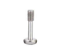 1/2/4/5/10/20 Piezas M3 M4 M5 M6 M8 304 A2 Tornillo De Bloqueo Cabeza Plana Acero Inoxidable Longitud Del Perno Redondo Media Rosca 8mm-60mm(M5x30mm-4pcs)