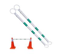 1 2 4 5 6 8 10 12Pcs Barras Retráctiles Para Conos De Tráfico Postes De Conexión Retráctiles Barricada Telescópica For Gestión Del Tráfico Conos