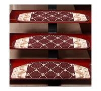 1 2 4 6 8 10 15 juegos de alfombras antideslizantes florales para escaleras, sin cinta, autoadhesivas, lavables, alfombras de pasillo para niños mayores (C, 8 piezas, 29.5 x 9.4 x 1.2)