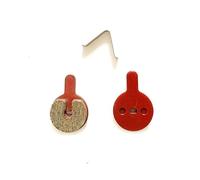 1/2/4/6/8/10 pares de pastillas de freno de bicicleta de resina orgánica pastillas de freno de disco de bicicleta reemplazo de Scooter eléctrico Compatible con G2 Pro BB8 pieza de freno(6pair resin)