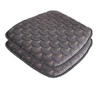 1/2/4/6 Pack Cojín De Silla para Sillas De Comedor, Cojines De Silla De Cocina Antideslizantes con Lazos, Cojines De Asiento De Comedor De Espuma Viscoelástica con Funda Desmontable