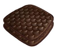 1/2/4/6 Pack Cojín De Silla para Sillas De Comedor, Cojines De Silla De Cocina Antideslizantes con Lazos, Cojines De Asiento De Comedor De Espuma Viscoelástica con Funda Desmontable