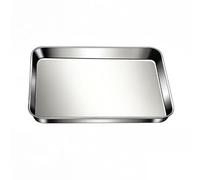 1 2 4 6 Piezas Bandeja for Hornear de Acero Inoxidable de Grado Alimenticio Profesional, Bandeja for Horno Tostadora Galletas Rectangular Hornear(1pc,26.5x20.5x4.5cm/10.4x8.1x1.8")