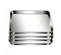 1 2 4 6 Piezas Bandeja for Hornear de Acero Inoxidable de Grado Alimenticio Profesional, Bandeja for Horno Tostadora Galletas Rectangular Hornear(4pcs,48.2x34x2cm/18.9x13.4x0.8")